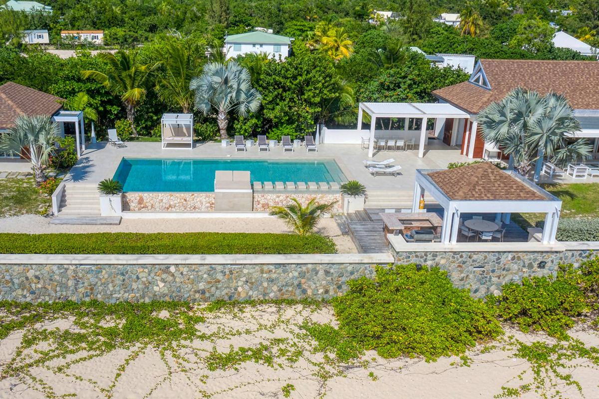 Luxury Beach Front Villa rental - Drone view